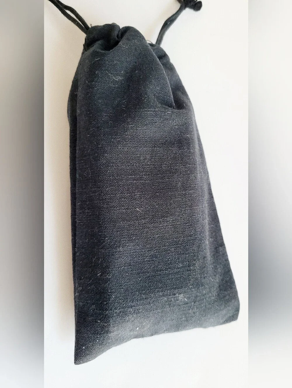 Chanel Black Sunglasses Drawstring Dust Bag Double Layered 6.5